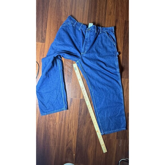 Carhartt Jeans 44x30 Workwear Original Dungaree Fit Carpenter 90s Denim B13 Mens - Picture 2 of 5